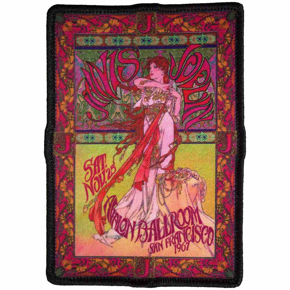Janis Joplin - Avalon Ballroom Patch - Multicolours